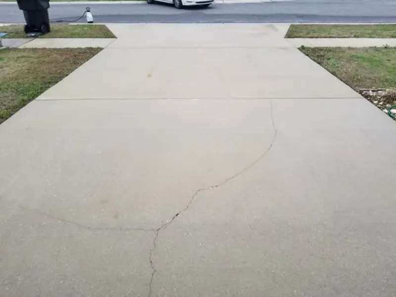 After — driveway power washing Gainesville